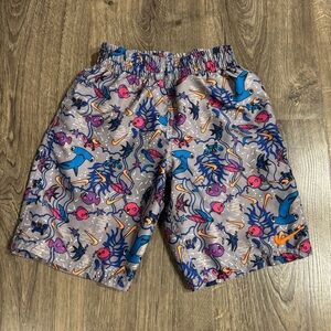 Nike Swim Boys Sea Friends Lap Volley Swim Shorts Youth Sz 6-7